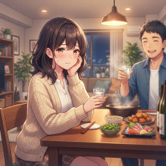 家飲みが大嫌いな私、大好きな夫