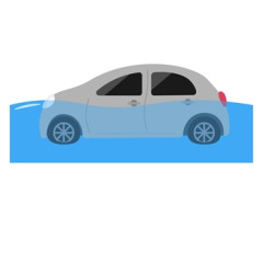 千葉豪雨の水没車両、1万台規模の模様
