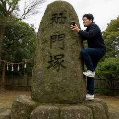 将門塚によじ登り動画配信、男性が謝罪 不敬避けてきた場所…国税庁HPも「たたりの噂」   #話題