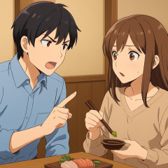 男「わさびを醤油に溶かすなんて常識ないな。親に刺身に乗せて食べると教わらなかったの?」   |  日本人なら