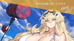 『バーゲスト』キャラデザ担当 めろん２２さんが暑中お見舞いイラストを公開