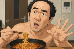 江頭2:50、話題の「辛ラーメン」を初めて食べてみて、本音が炸裂「味がしない」「10点」　視聴者「信用できる男」