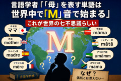 【言語の謎】なぜ「母」を表す言葉は世界中で「M音」が多いのか？ 偶然とは思えない不思議