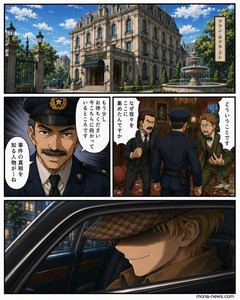 【生成AI漫画】名探偵ボンボン・ジュール登場