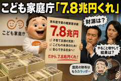 こども家庭庁「7.8兆円くれ」