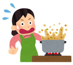 湯を沸かしっぱなしのまま寝てしまい、おでこ辺りをスパーンと叩かれたような感覚で目をさました。その瞬間耳元で「お湯」と怒鳴られた感じがして、慌てて台所に行くと
