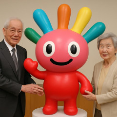 大阪市に4億円寄付 ミャクミャク巨大立像希望 85歳の夫妻「後世に伝えるシンボルに」   |  熊本に寄付するわけでもなく  |  熊本や千葉は無視ｗ