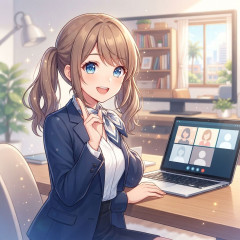 オンライン会議で映す背景
