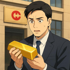 中国の国有銀行が本物と保証する純金製品が偽金塊だった件。まぁ中国の銀行は信用失墜してるからなぁ