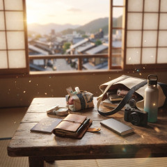 旅行に必ず持っていくものは？