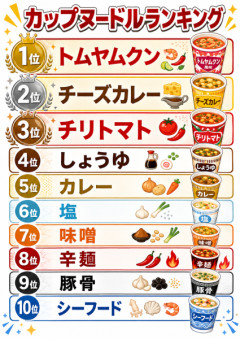 【速報】カップヌードルガチ勢の俺がランキング作ったったｗｗｗｗｗｗｗｗｗｗｗｗｗｗｗ
