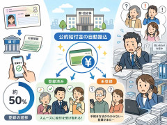 公金受取口座、まだ登録ほぼ半分…2027年度導入の所得連動給付で活用へ