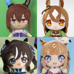 ウマ娘ぬい四天王を連れてきたよ！