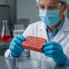 「牛の培養肉」来年１月にも試験生産開始へ、「本物に近い形状」生産ラインは世界初…大阪大など共同事業体   #🥩 |  お金持ちは牛肉  |  旨い肉が作れるなら本物である必要はないな