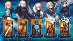 『Fate/Grand Order』サーヴァントの宝具を再現したデスクトップフィギュア「FGO 宝具コレクション」がガシャポンで登場