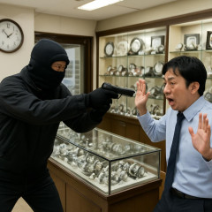 東京・中野の時計店で強盗、被害2億円か   #速報 |  4本で2億円