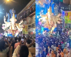 【動画】夏祭り注意報。神輿の上の高さ7メートルの神様が倒れて2人死亡、5人負傷。
