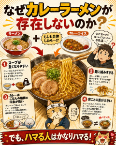 なぜカレーラーメンが存在しないのか