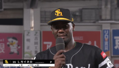 モイネロ 3登板 0.43 3勝0敗 21回 奪三振率9.00 1完封