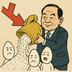 米価暴落の裏に小泉備蓄米放出お手柄「じゃぶじゃぶ作戦」