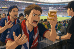 【W杯】スタジアムのビール一杯3200円！　飲食価格に各国サポーターが怒り「強盗だ」