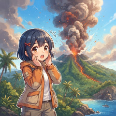 アンバエ火山で大規模な噴火 バヌアツ諸島