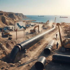 日本政府 いろいろと面倒くさいからホルムズ海峡をバイパスするパイプライン建てます♪