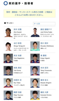 【悲報】今話題のロベルト佃と契約してる選手達がコチラｗｗｗｗｗｗｗ