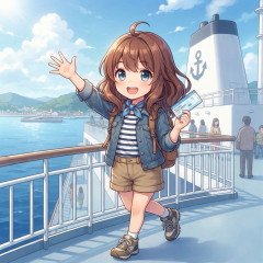 フェリーにのる