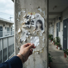 沖縄にて、古謝陣営を批判する公職選挙法違反の怪文書が集合住宅に貼られる。いったい誰が