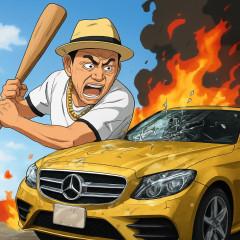 ノリタケこと木梨憲武さん、ヤクブーツはやめろSHOのゴールドベンツをボコボコにして炎上🔥