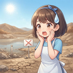 【茹でるな】18年ぶり第四次取水制限【茹でるな】