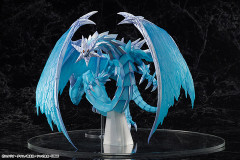 【遊戯王情報】遊戯王カードゲームモンスターフィギュアコレクション「氷結界の龍ブリューナク」の彩色見本を展示中！
