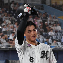 ロッテ西川史礁、新人から2年連続規定打席到達