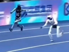 【動画】人型ロボットさん、遂に二足歩行に最適な走り方を発見してしまうｗｗｗｗｗｗ