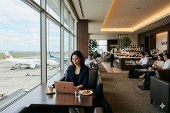 デブワイ　空港ラウンジをハシゴする