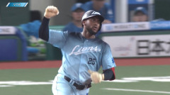 西武カナリオが同点弾！ライトスタンドへ一直線