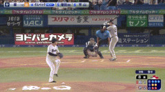 【ヤクルト対巨人21回戦】ヤクルト、8回裏1アウト一三塁から並木のタイムリーで同点に追いつく！！