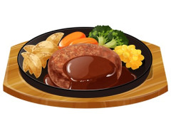 【画像】ハンバーグとステーキを食べに来たぞー