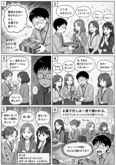 【悲報】職場にいる自称「やさしいチー牛」の真実、漫画化されるｗｗｗｗｗ