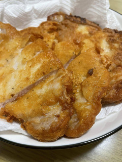 【画像】から揚げ粉でトンカツ作ったｗｙｗｙｗｙｗｙｗｙｗｙｗｙｗｙ