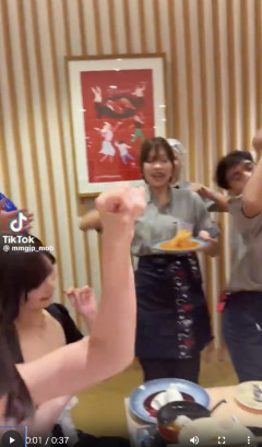 【動画】タイの回転寿司屋さんノリがよすぎるwwwwwwwwww
