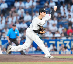 吉川は制球難で炎上したものの、いいボールもあった