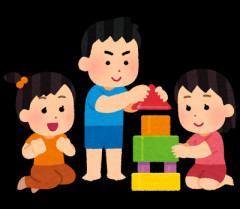 【育児】子供が積み木とかブロックを散乱させてしまう。なので、タッパーを買ってきて蓋に穴を開け、型はめにしてみた結果