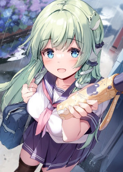 【画像】女の子「傘持ってないの？入れてあげる♡」