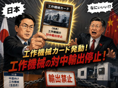 【速報】日本「工作機械カード発動！工作機械の対中輸出停止」