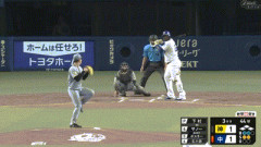 【中日対阪神22回戦】中日、3回裏無死満塁からサノーのタイムリーで勝ち越し！！！！！！！！！