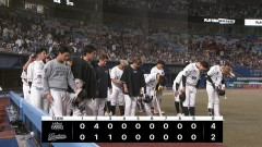 8月27日　ロッテ２－４ソフトバンク　先発毛利が5回4失点、山口の2試合連続弾など追い上げ見せるも二夜連続の劇的勝利ならず敗戦