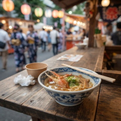 BreakingDownにも出場した料理人・こめおが麻布十番まつりで販売した蟹ラーメンをめぐり、体調不良の報告がSNSで相次ぐ