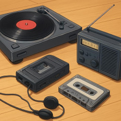 懐かし音楽再生機器といえば